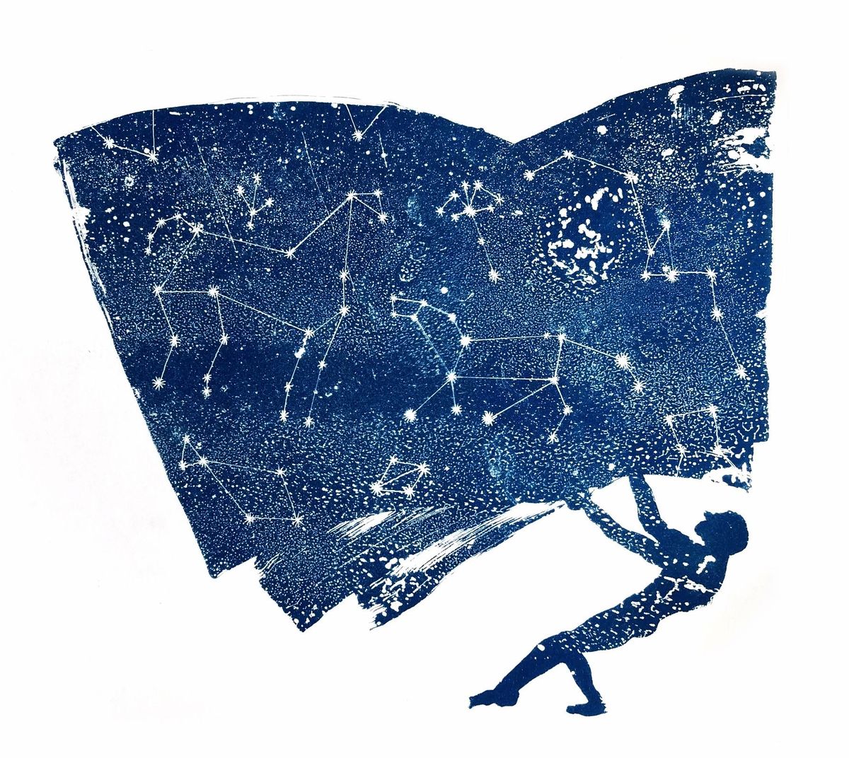 ASTROLOGO. Cyanotype.