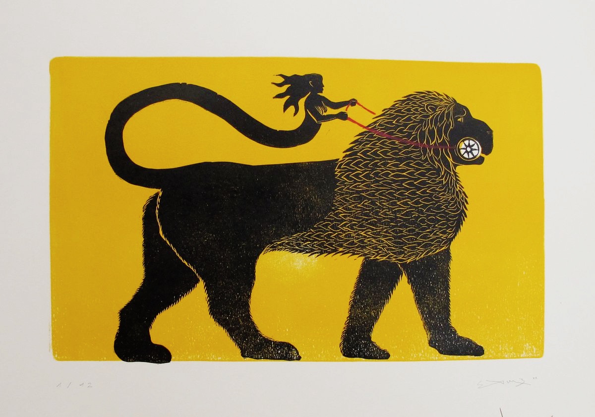 RED CONTROL. Lithography.