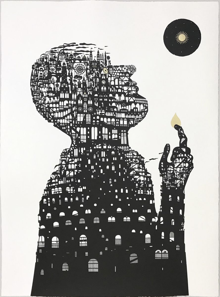 BABYLON. Screen print.