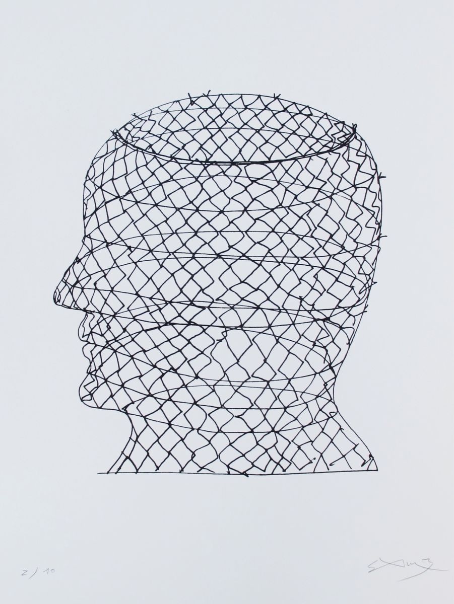 BORDER. Screen print.