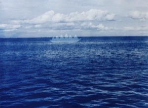LOS INVISIBLES. Cyanotype.