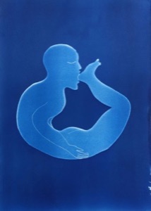 OUROBOROS. Cyanotype.
