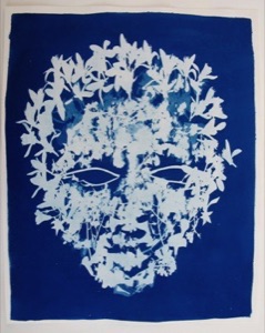 PRIMAVERA. Cyanotype.