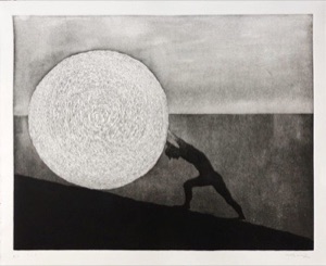 SISIFO. Etching.