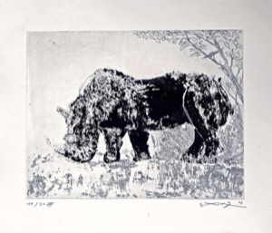 LA SELVA. Etching.