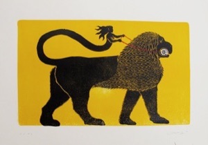 RED CONTROL. Lithography.