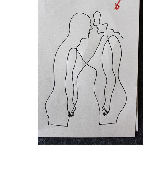 Sketch 14. Ink on paper.