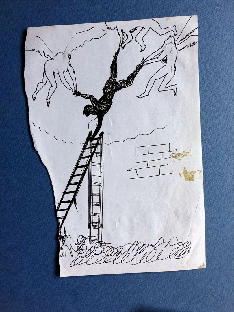 Sketch of the mural.